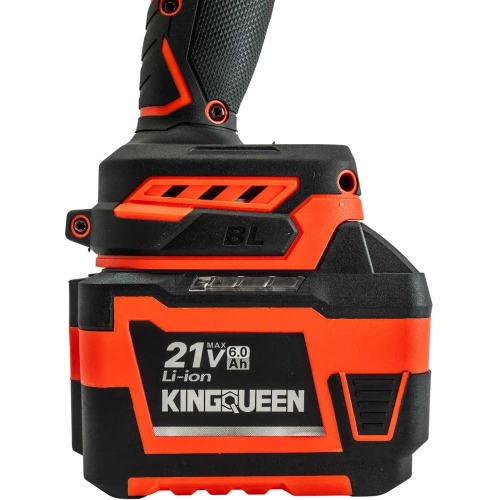 Гайковерт бесщеточный KINGQUEEN 2 АКБ, 21В, 1/2, 1000N/m, KQ-288 фото 8