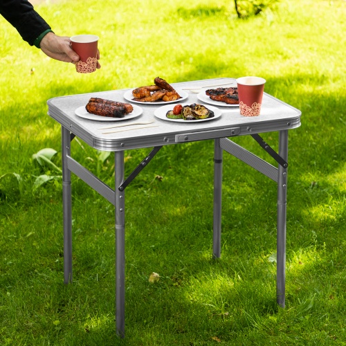 Стол складной алюминиевый, столешница МДФ, 600 х 450 х 250/590 Camping Palisad фото 11
