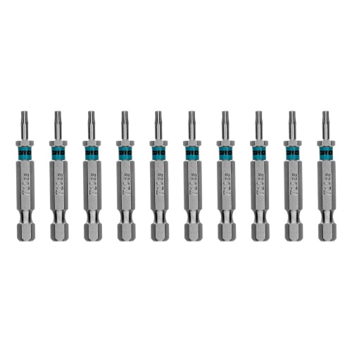 Бита Torx 10х50мм, сталь S2, шестигр., 10 шт. Gross