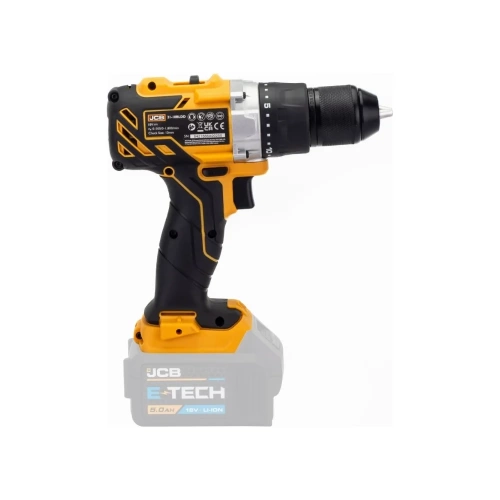 Аккумуляторная дрель-шуруповерт JCB 18 В, 45 Нм, без аккумулятора JCB-18DD-B-E(57240) фото 8