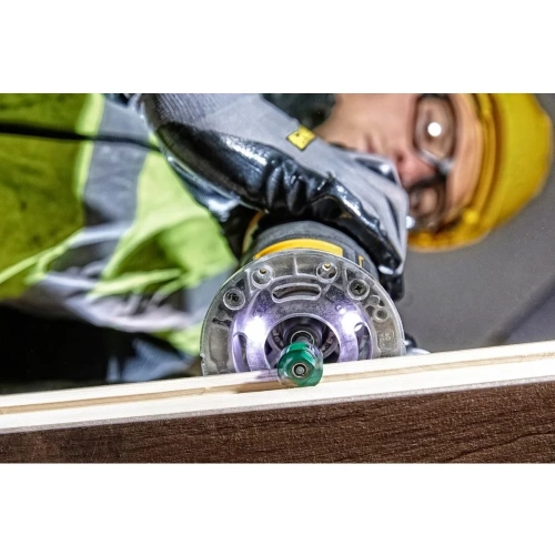 Аккумуляторный вертикальный фрезер DEWALT DCW604P2, 18 В, 25500 об/мин, 55 мм, с 2 АКБ 5 Ач и ЗУ, в кейсе TSTAK () DCW604P2-QW фото 11