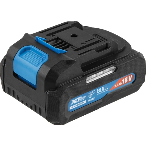 Аккуммуляторная дрель-шуруповерт BULL SR 1804 Xcase XLTpro БЕСЩЕТ., Импульс., 18 В, 45 Н*м, 2x2 А*ч, з/у 2 А 1329881 фото 5