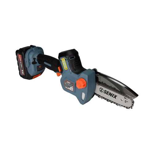 Мини-пила цепная аккумуляторная SENIX X2 20V, 12см, 1 акб, 1зу CSX2-M3-EU фото 9