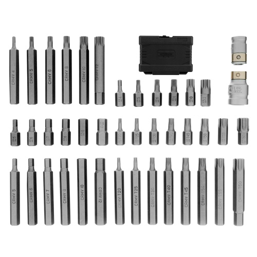 Набор бит HEX, Torx , SPLine, хвостовик-шестигранник 1/2, CrV, 42 шт. Stels фото 3