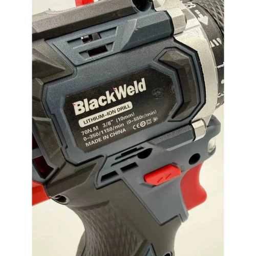 Бесщеточная аккумуляторная дрель-шуруповерт BlackWeld JZ10R 18V1.5Ah 150167 фото 10