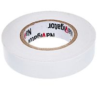 Изолента ПВХ Navigator NIT-B15-20/WH белая 15 мм 20 м