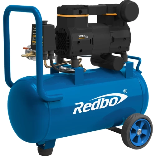 Компрессор безмасляный Redbo ACN-25/1200, 1.2кВт, 105л/мин, 25л, 2цил 39773