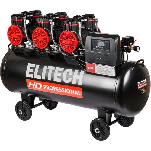 Безмасляный малошумный компрессор Elitech ACF 750-160S HD 206464