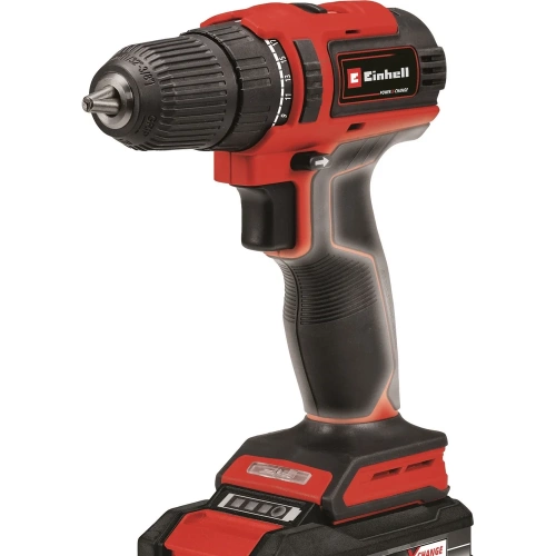 Аккумуляторная дрель Einhell pxc te-cd 18/40 li bl, 18в, 40нм, патрон 10мм, 2x2,0 aч, кейс 4513995 фото 3