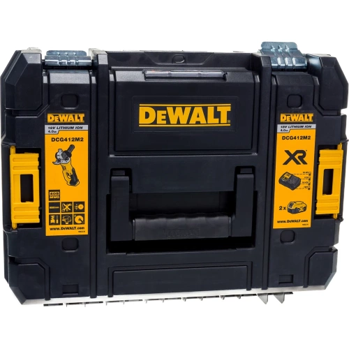 Угловая аккумуляторная шлифмашина DEWALT DCG 412 M2 фото 5