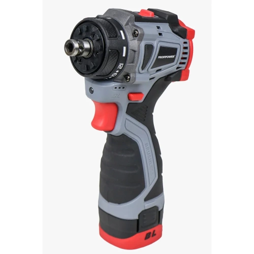 Аккумуляторный бесщеточный шуруповерт Profipower Комби BL-161C (16В, 40Нм, Li-ion 2шт, 2.0Ач, 2 скорости, 0.8-10мм, З/У, в кейсе) E0249 фото 3