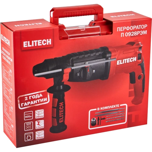 Перфоратор Elitech SDS+ П 0928РЭМ E2205.028.01 205385 фото 9