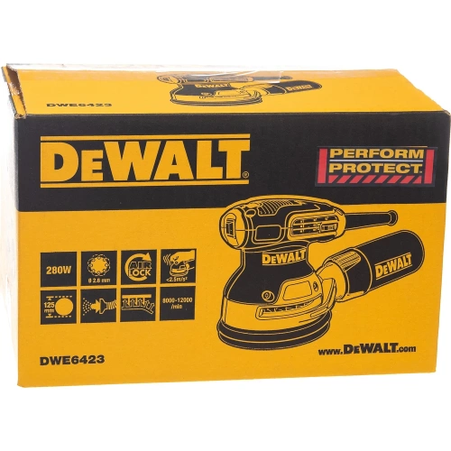 Эксцентриковая шлифмашина DEWALT DWE6423 фото 9