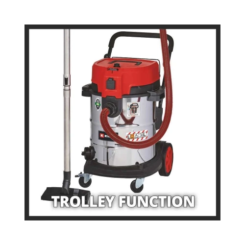 Строительный пылесос Einhell te-vc 2350 sacl,1600 Вт, 230 мбар, 50 л, очистка фильтра, розетка 2342475 фото 9