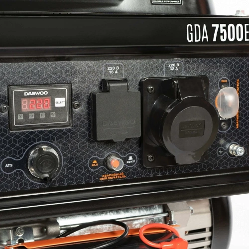 Бензиновый генератор DAEWOO GDA 7500E фото 9