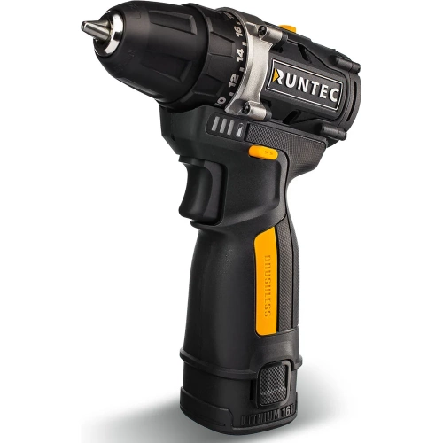 Дрель-шуруповерт RUNTEC PROаккумуляторная, 10мм,16В, 2*2Ач, 45Нм RT-ID122