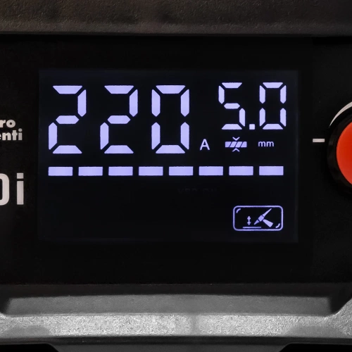 Аппарат электродной сварки QUATTRO ELEMENTI B 220i (220А, электроды до 5.0 мм, LED дисплей, TIG-Lift) 922-647 фото 3