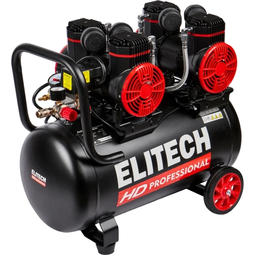 Компрессор безмасляный малошумный Elitech ACF 500-50S 204540 фото 4