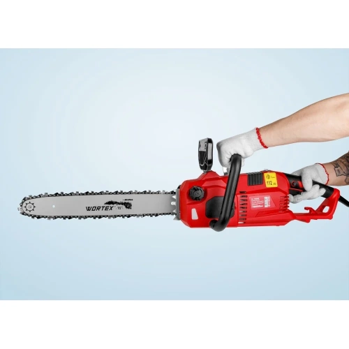 Пила цепная электрическая WORTEX EC 4024-1 SF шина 40.5 см (16), 3/8 LP, 1.3 мм 1333448 ЦЗ-1044647136 фото 4