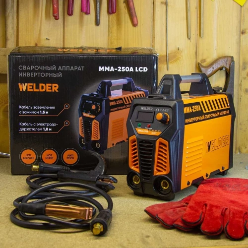 Сварочный аппарат WELDER LCD MMA-250A фото 7