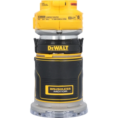 Аккумуляторный кромочный фрезер DEWALT DCW600B, 20В, 25500об/мин, 55мм, без аккумулятора и зарядного устройства DCW600B-XJ фото 6
