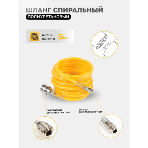 Набор пневмоинструмента WMC TOOLS 5 пр. WMC-8031K5-G/E70/(51065) фото 8