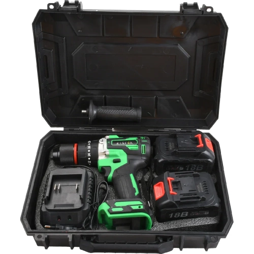 Аккумуляторная ударная дрель-шуруповерт Zitrek Green Impact 18V (18В, Li-ion 2x5.0Ач) 063-4046 фото 7