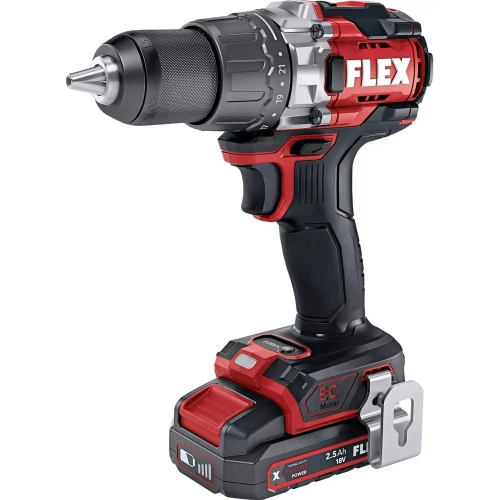 Аккумуляторная двухступенчатая дрель FLEX DD 2G 18.0-EC HD C с тубро режимом 531272 фото 6