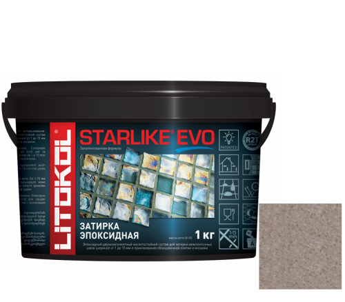 Затирка эпоксидная для швов Litokol Starlike Evo S.225 Tabacco 1 кг