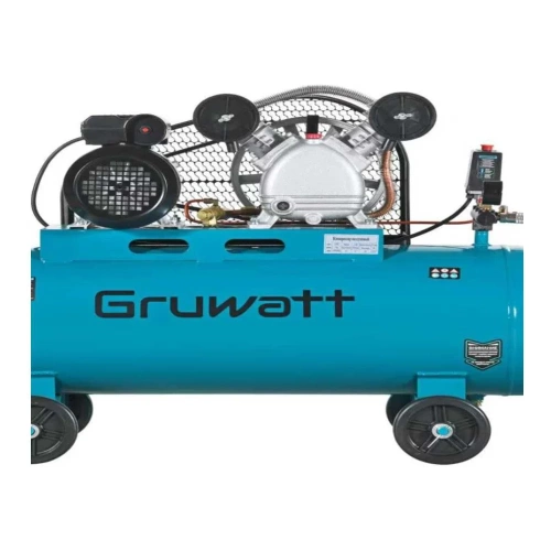 Компрессор воздушный GRUWATT КР100-2 фото 5