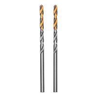 Сверло спиральное по металлу 3,2 x 65 мм, Р6М5, Golden Tip , 2шт. Denzel