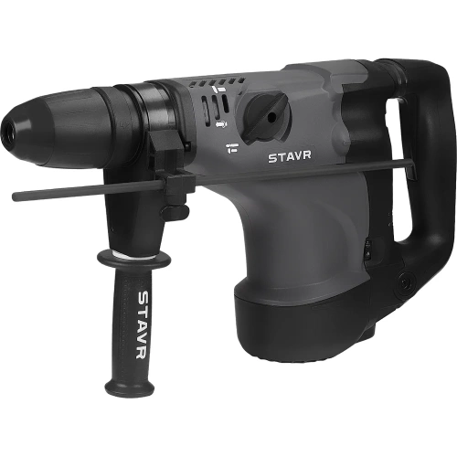 Перфоратор Ставр SDS-MAX, 40мм, вертик, 1200Вт, Stavr SBH 1200-40, 2 реж,AVS, индик, 10Дж,235-500об/мин с рег-ой, 1350-2800уд/мин,кабель 5м (набор осн,кейс) 9030300324