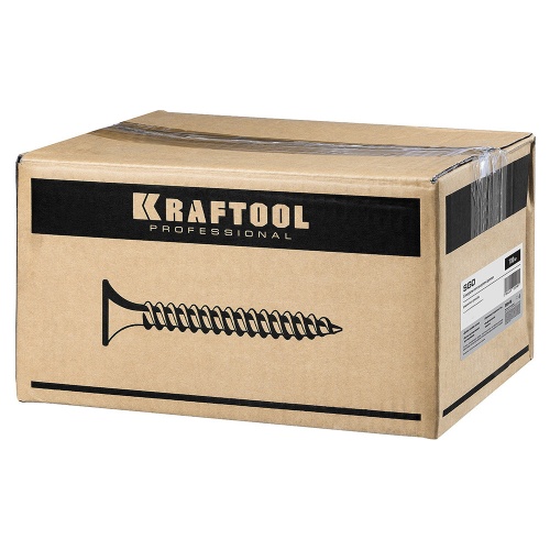 Саморез по металлу Kraftool СГД 3001-30 для гипсокартона 3,5х30 мм 6500 шт фото 3
