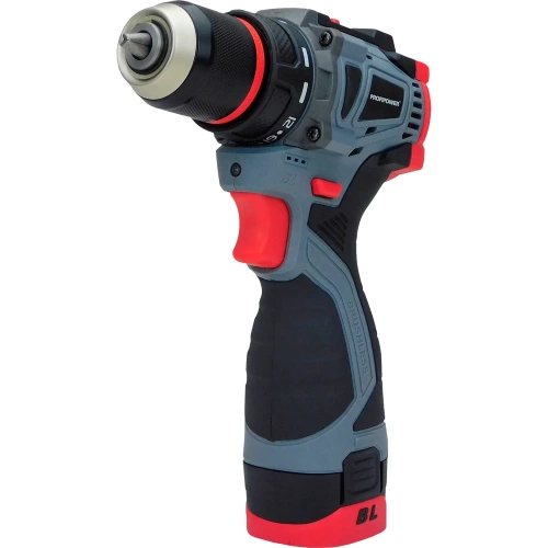 Аккумуляторный бесщеточный шуруповерт Profipower BL-161 16В, 40Нм, Li-ion 2 шт, 2.0Ач,2 скорости, 0.8-10 мм, З/У, в кейсе E0210 фото 6