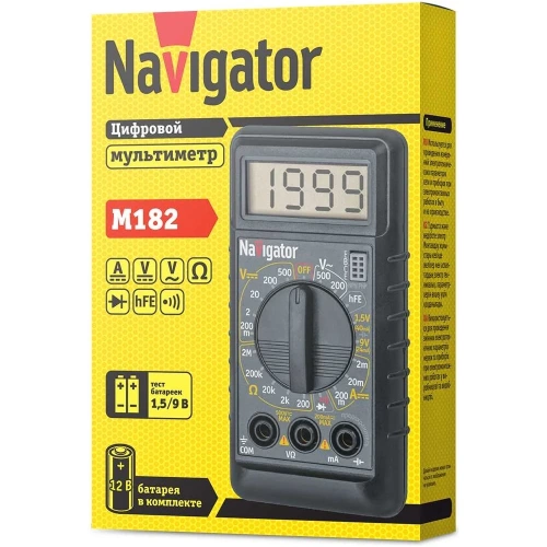 Мультиметр Navigator NMT-Mm04-182 M182 82434 фото 7