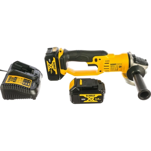 Угловая аккумуляторная шлифмашина DEWALT DCG 412 M2 фото 3
