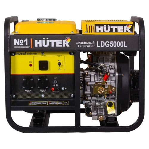 Дизельный электрогенератор Huter LDG 5000L 64/2/11 фото 4