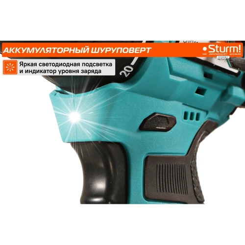 Аккумуляторный шуруповерт Sturm BatterySystem12V CD1240BLC фото 7
