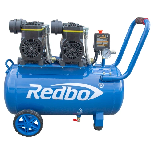 Компрессор безмасляный Redbo 2.4кВт, 210л/мин, 50л, 4 цилиндра, ACN-50/2400-2 39774 фото 5