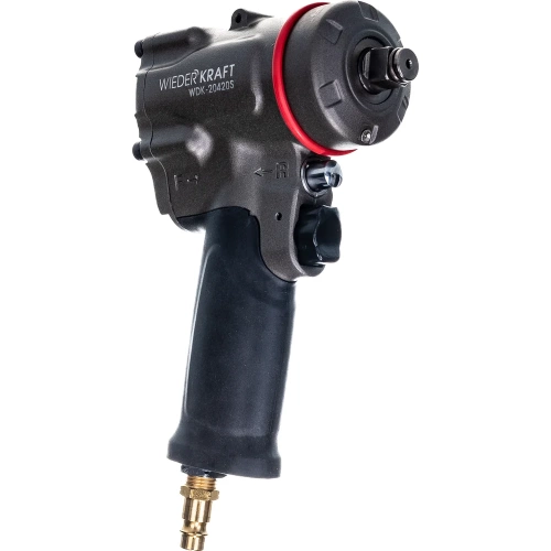 Компактный пневматический ударный гайковерт WIEDERKRAFT 1/2", 1200 Нм, 119 мм  WDK-20420S фото 8