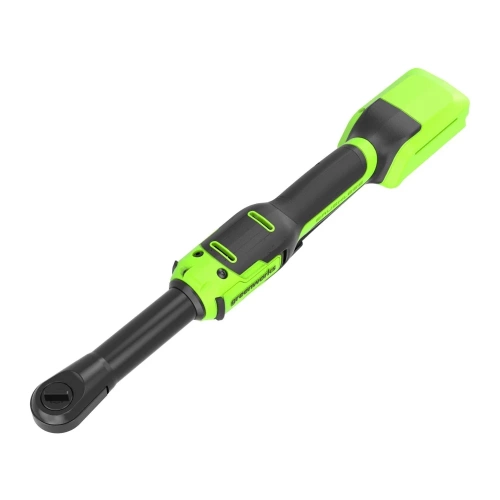 Гайковерт-трещотка аккумуляторный GreenWorks GD24RWX удлиненная, 24В, б/щет, 0-250 об/мин, 1/2DR, 80Нм, 170 мм, без АКБ и ЗУ, сумка 3804207 фото 6