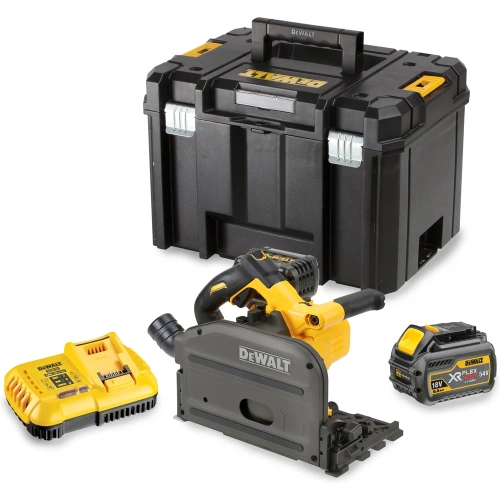 Аккумуляторная дисковая пила  Dewalt DCS520T2, 54 В, 165 мм, 4200 об/мин, с 2 АКБ 2 Ач и ЗУ, в кейсе TSTAK DCS520T2-QW