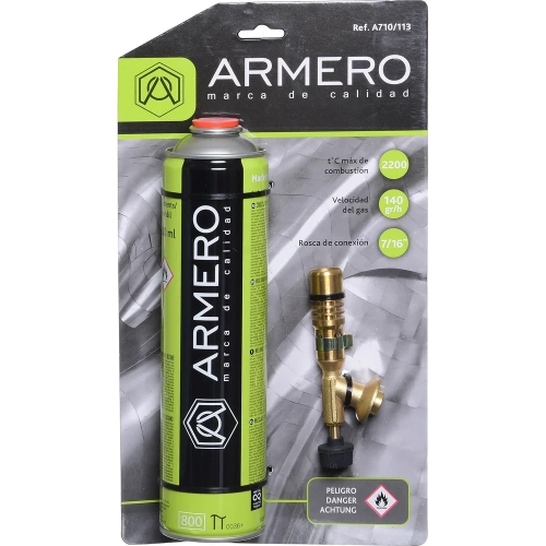 Газовый набор Armero горелка + баллон A710/113 фото 3