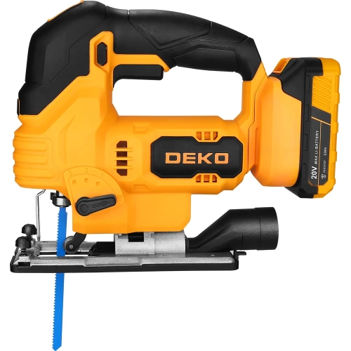 Лобзик аккумуляторный DEKO DKJS20V Max в кейсе, 20В, 2x3.0Ач 085-1329 фото 5
