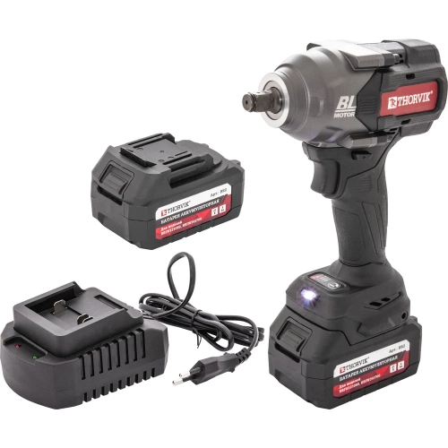 Ударный аккумуляторный бесщеточный гайковерт THORVIK BBIW121080 1/2DR, 21В, 1080 Нм 053653 фото 3