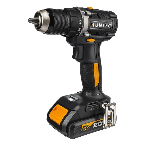 Дрель-шуруповерт аккумуляторная RUNTEC PRO 13 мм,20В, 2*2Ач, 55Нм RT-ID221 фото 3
