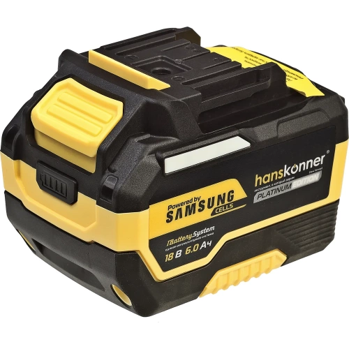 Аккумулятор Hanskonner 18 В, 1BatterySystem, 6.0 Ач HBP2006PRO фото 8