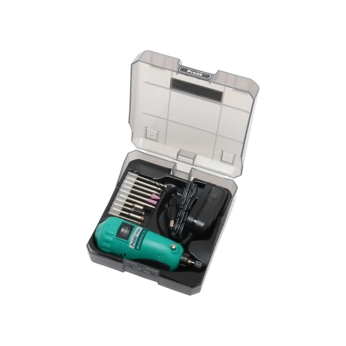 Ручная мини дрель Pro'sKit ProsKit PT-5202F в комплекте с насадками, 220В С00036692 00332547