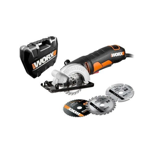 Дисковая пила WORX 400 Вт, 85 мм, кейс WX423.1 фото 3