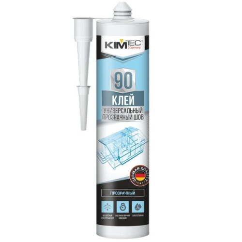 Kim Tec 90 монтажный клей прозрачный шов Professional 280мл